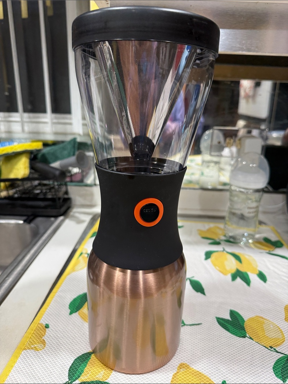 Asobu Cold Brew Coffee Brewer in Copper